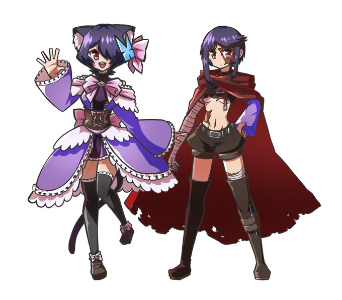 うちの看板娘ズ🦋🐱🔪🩸
左・カーボンハイドレイト
右・カモミール

簡単なキャラプロフィールは下記アドレス参照
https://t.co/VRIrXcyWJP 