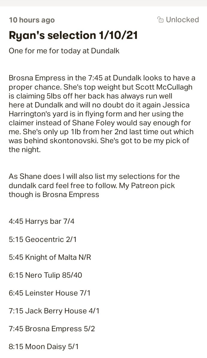 The Irish Racing Corner tweet media