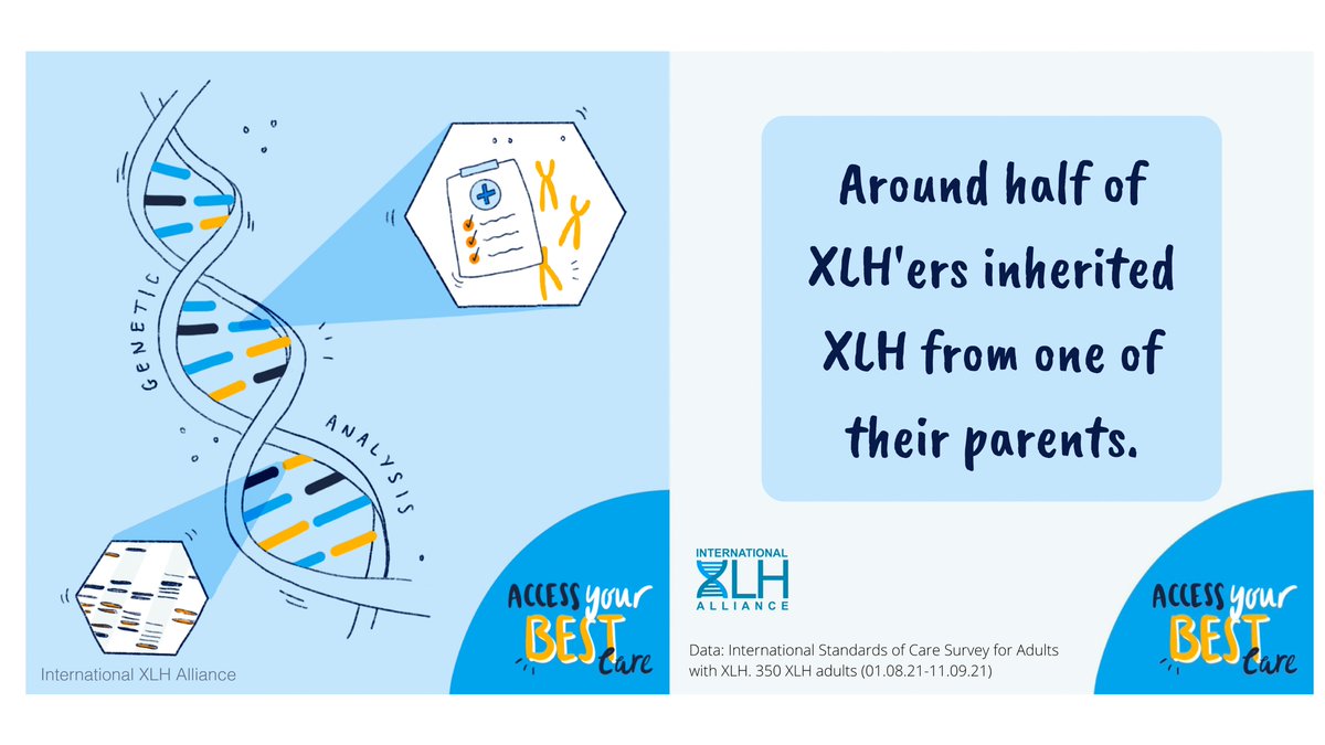 AllianceXlh's tweet photo. The 2nd recommendation in our International XLH Awareness Campaign relates to genetic testing. The clinical diagnosis of XLH should be confirmed by genetic analysis of the PHEX gene with a further work- up aimed at diagnosing the presence and severity of disease complications... https://t.co/dF2Htxdgh5