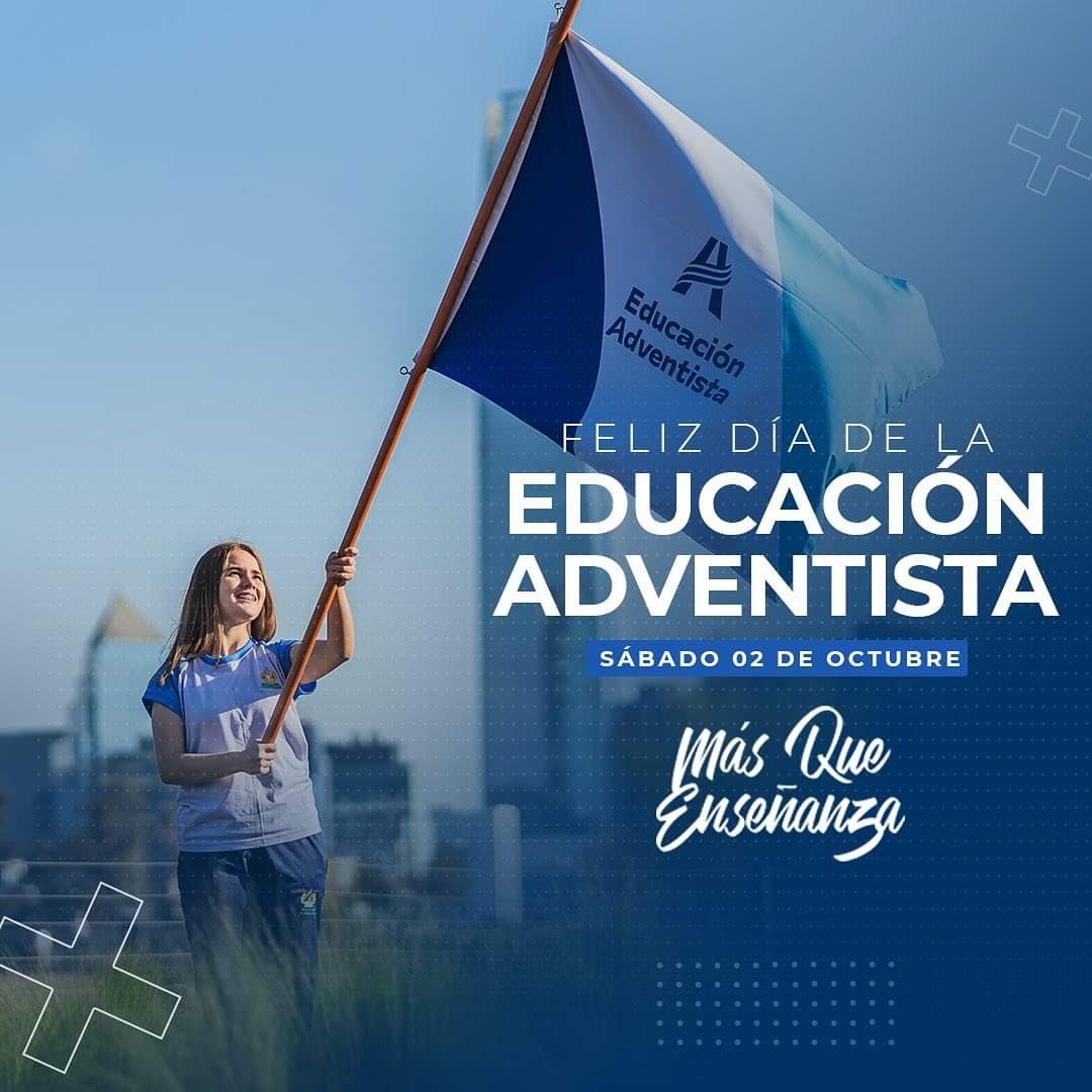 🎒📚Hoy es día de celebrar a Dios por la bendición de la Educación Adventista. Esta se basa en principios bíblicos y valores permanentes. Está comprometida no solamente con la calidad pedagógica y el desempeño académico de los estudiantes, sino con su formación integral.⁣