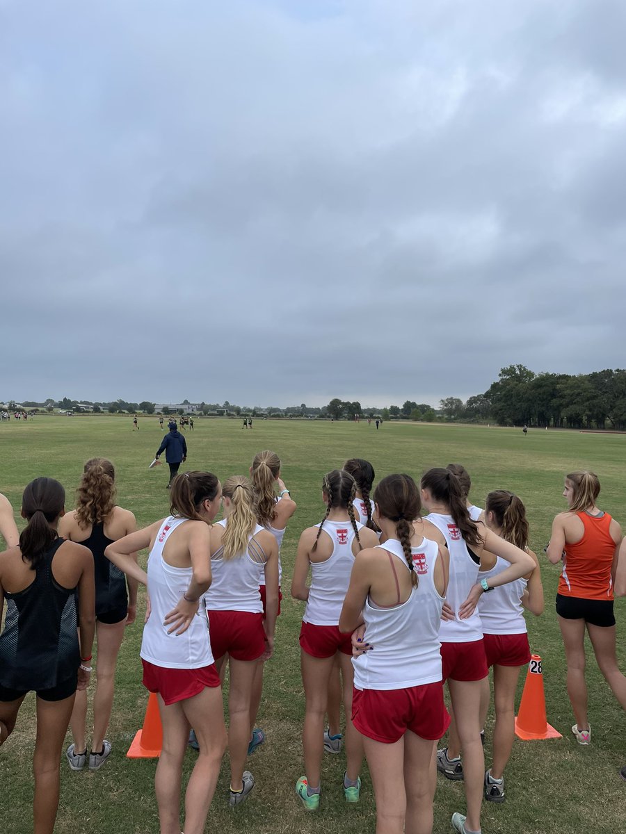 Varsity Running Bears toeing the line at the Jesuit XC Classic! #gobears #uaxc #ualive