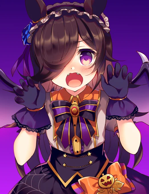 ハロウィンライス🎃🍚 #ウマ娘 
