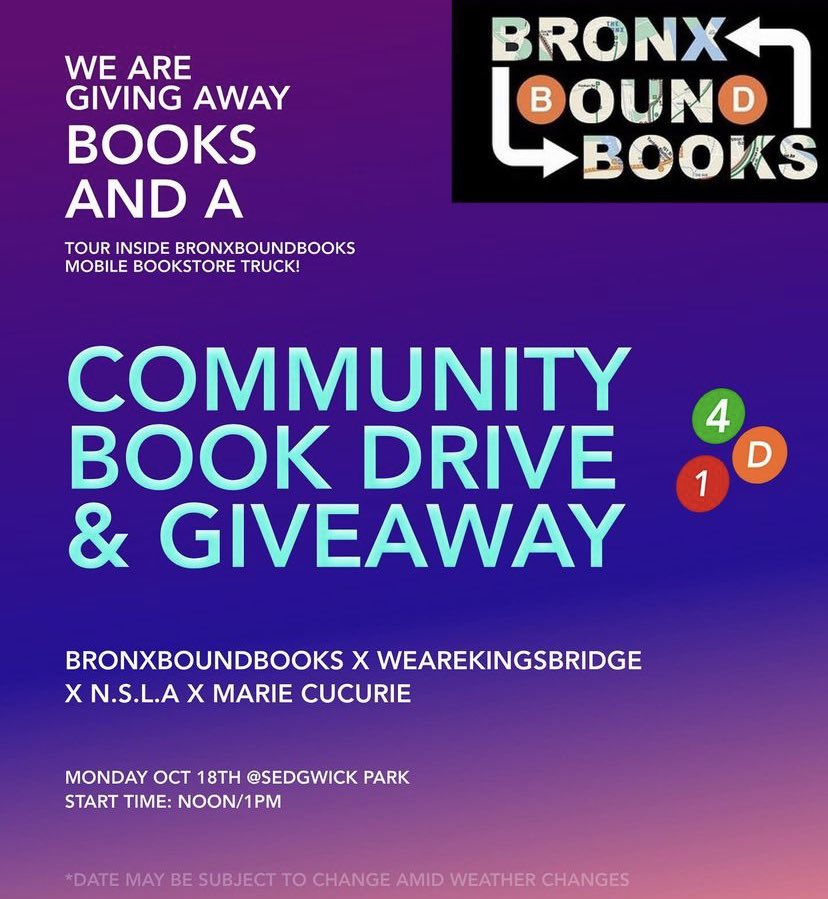 ibarrow1718's tweet image. Here are a couple events we will be hosting within the Kingsbridge community over the next few weeks! All welcomed to enjoy🤞🏿💙 #iSandNewYork #WeAreTheoryNine #SedgwickPark