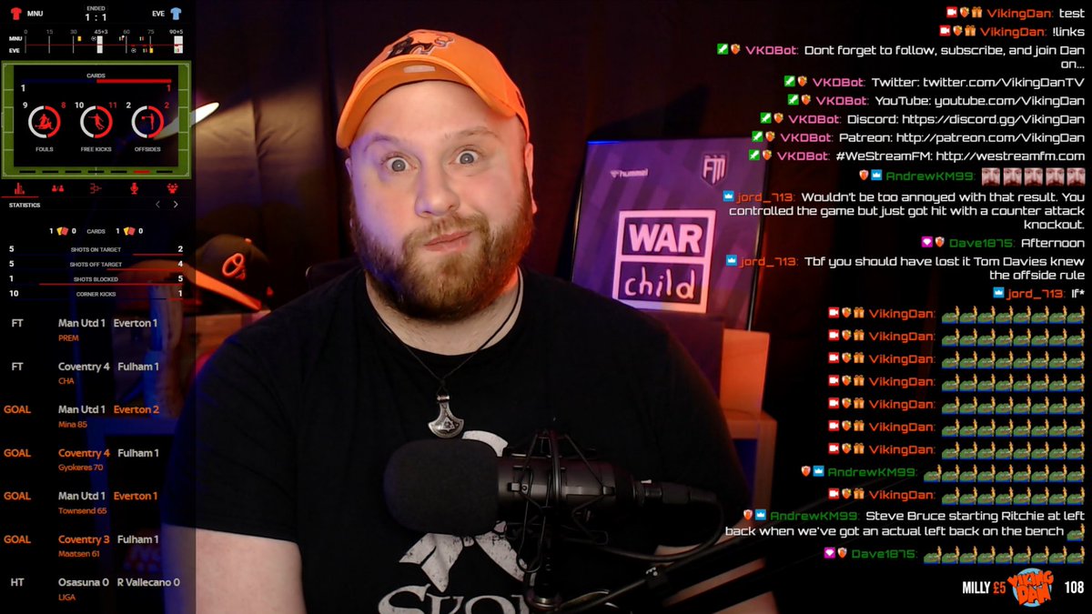 BigMeatie's tweet image. We&apos;re LIVE!

The Saturday football chat-along.

Lets talk about #MUNEVE and discuss all the 3pm kickoffs as they happen!

#WeStreamFM