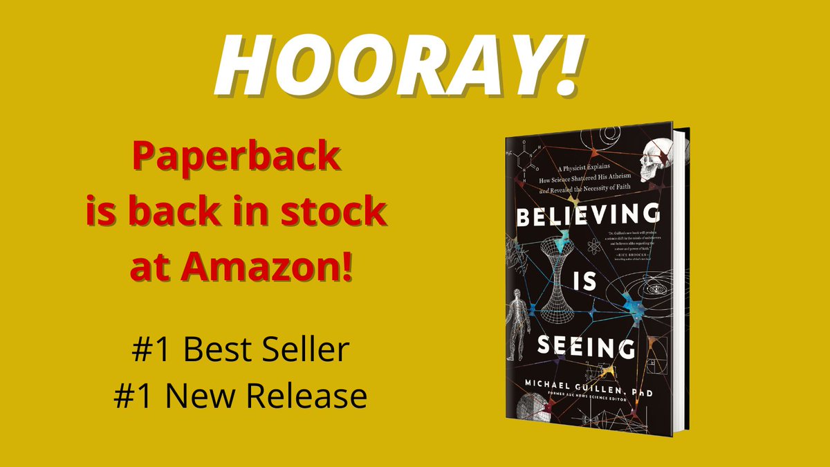 DrMGuillen's tweet photo. FIND OUT what the excitement is all about. Guaranteed to rock your worldview with the latest scientific discoveries. Click here to order now: https://t.co/9PbW2rizdE
@ricebroocks @EveryNation @PastorRonLewis @TyndaleHouse @AccessMoreNow @PremierRadio #Bestseller https://t.co/e80M1XWtiD