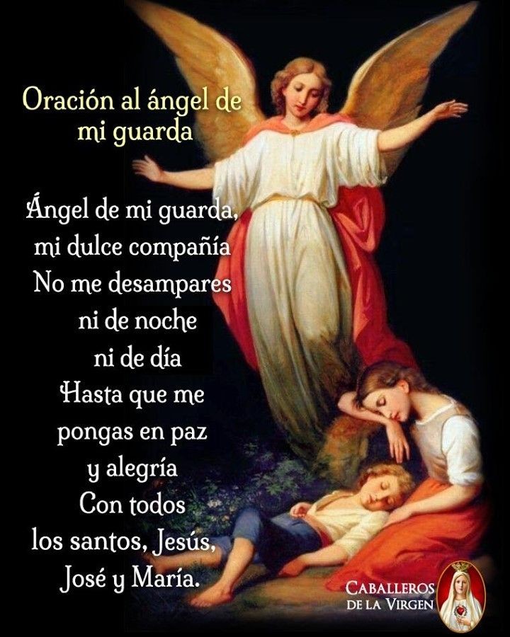 Así habla el Señor: Yo enviaré un ángel delante de ti, para que te proteja en el camino y te conduzca hasta el lugar que te he preparado. No te alejes de él y escucha su voz.

(Cf. Éx 23, 20-21)

Salud, paz y bien para todos🌿🌎