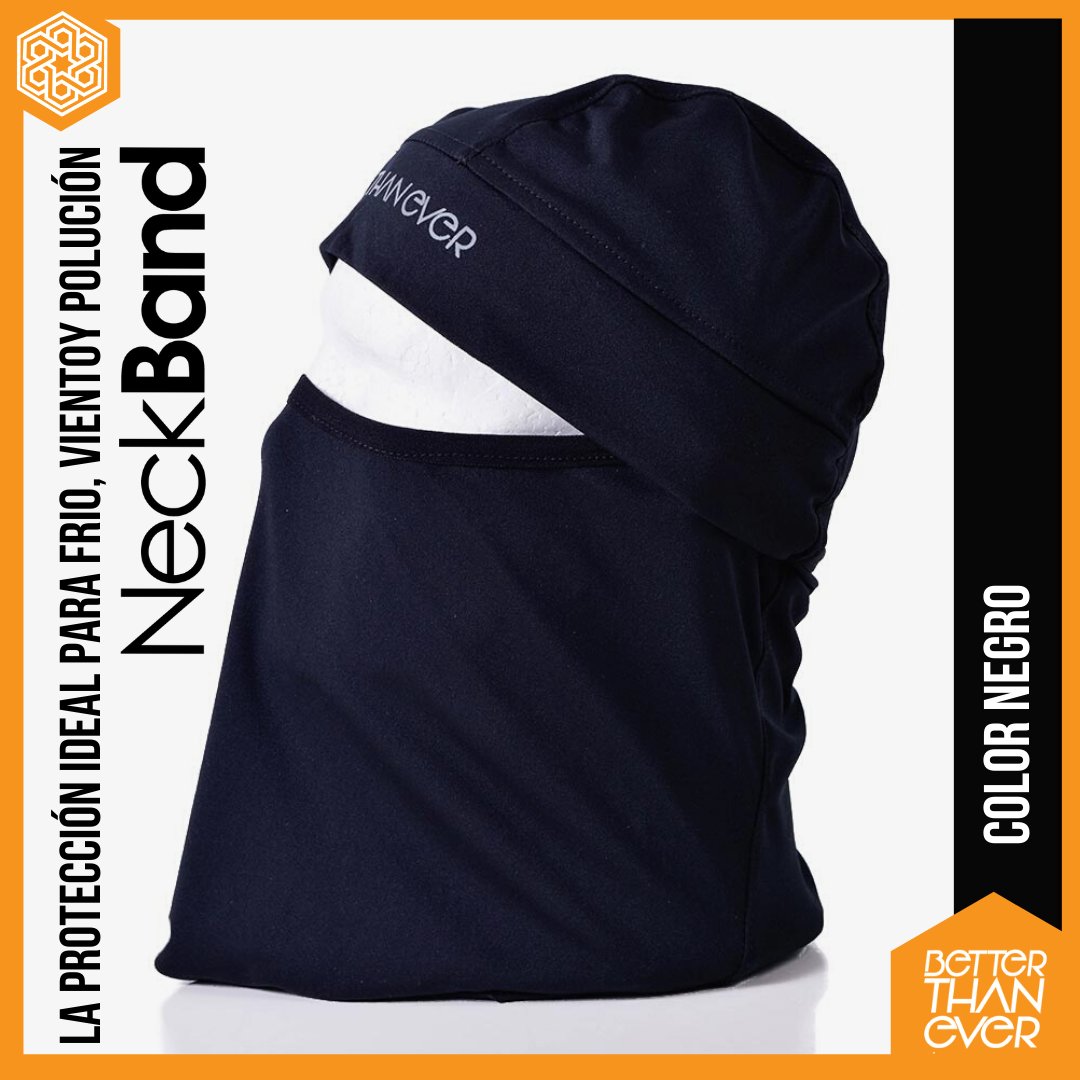 4BetterThanEver's tweet photo. NeckBand: Ideal para proteger de las impuresas, viento, pulución y germenes, 
#betterthanever #modafuncional #lifewear #sabadodebicicleta https://t.co/lnoIlg0qJN