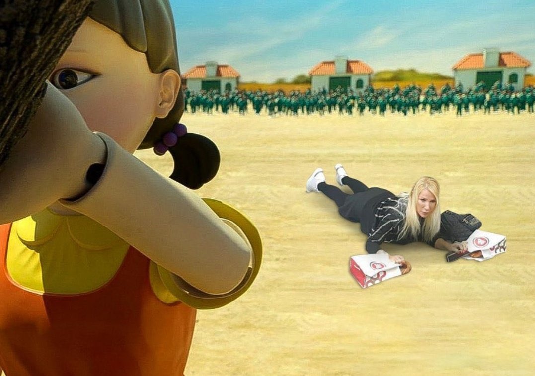 nocontextseda's tweet photo. Squid Game Bacınız Edition https://t.co/dIlpchbYM2