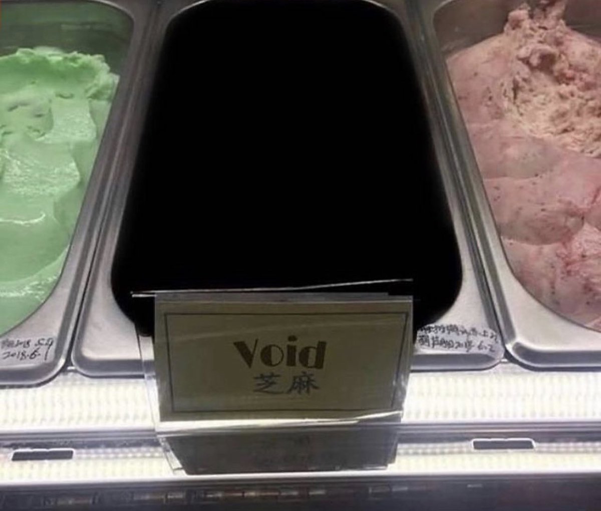 BonneauCourtney's tweet image. If you don’t love void flavored ice cream I don’t wanna know you.