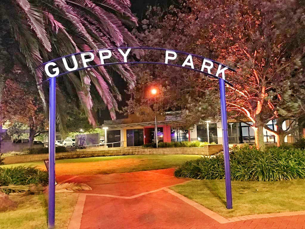 CGIPerth's tweet photo. Thank you SWIG Bunbury  and  @CityofBunbury1  for lighting up iconic venues in Bunbury on 152 birth anniversary of #MahatmaGandhi. https://t.co/a898TBuchh
