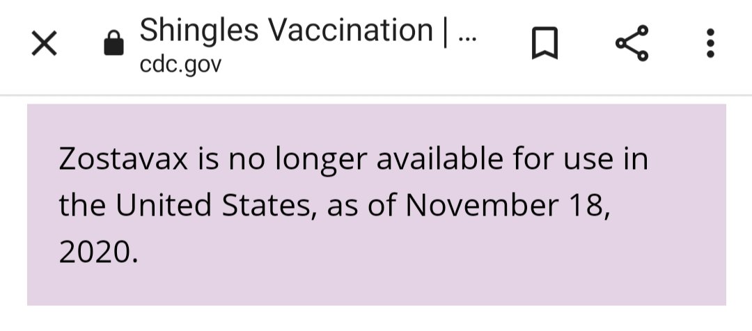 TruthFREEDOM83's tweet photo. In 2006, the #FDA approved the #Zostavax vaccination for #shingles.  
Then the lawsuits started after the Zostavax shingles vaccines caused blindness, paralysis, brain damage, liver failure and even DEATH. 
Why do you trust the FDA and the CDC?
#DeadlyVaccines 
#LearnTheRisk https://t.co/YPibr22gay
