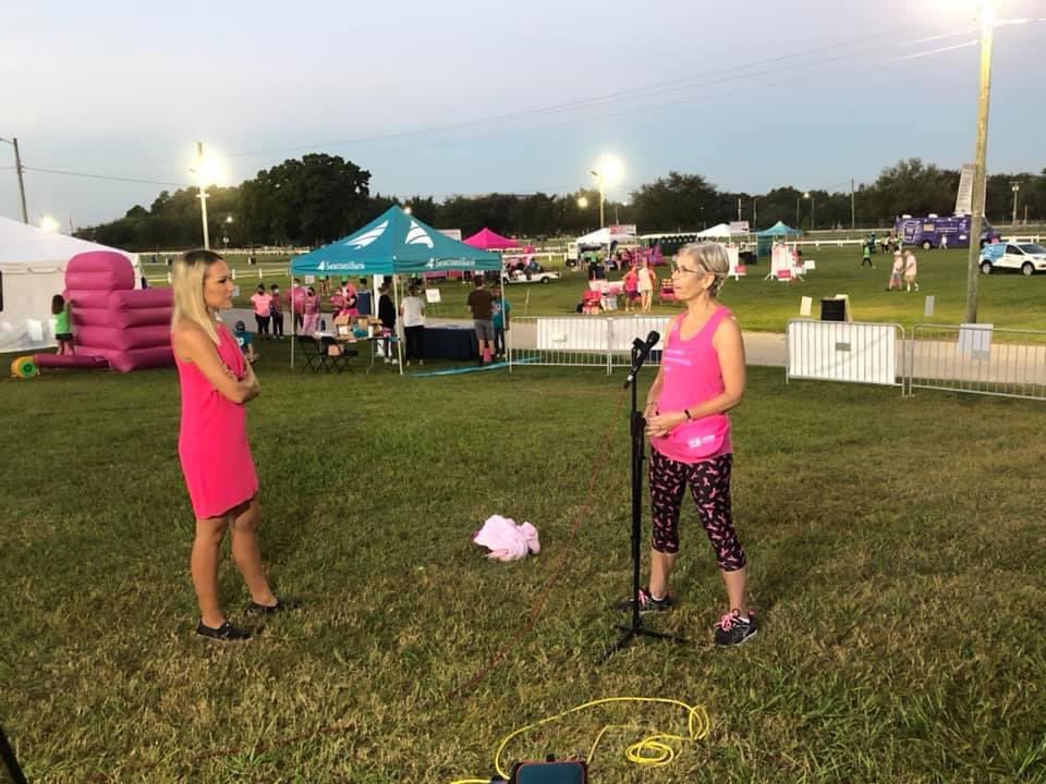 FOX13careforce's tweet photo. Up bright and early for @TampaStrides ! 🎀👏 @elizabethfrytv spoke with leaders and supporters of #MakingStrides about how these events help raise awareness and research funding for #breastcancer @FOX13News is proud to team up with @AmericanCancer 💕

Photos: @TampaStrides https://t.co/wj4P7bQVG7