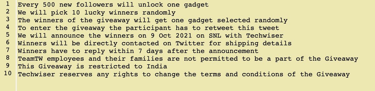 TechWiser's tweet photo. Rules of the Giveaway https://t.co/nCRxslIWQ7