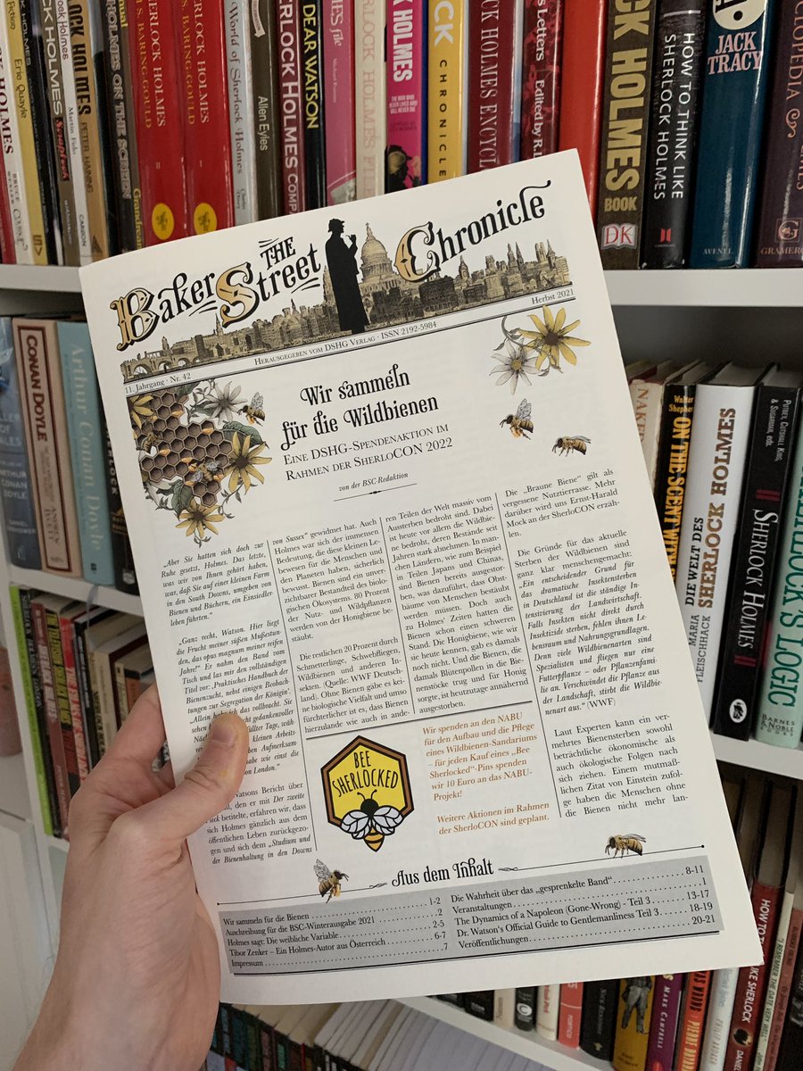Sherlockianer's tweet photo. 📰 The latest @221B_Chronicle just arrived! In a double feature. Again, just an amazing layout and design. Keep up the amazing work @DtSHGes! 👍

#Sherlock #Holmes #SherlockHolmes #221b https://t.co/mW3yMuczl5
