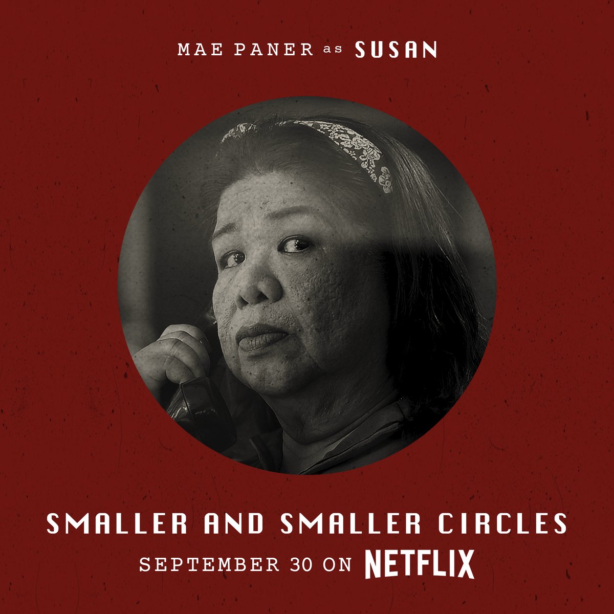 TBAStudiosPH's tweet photo. Catch the performances of these talented actresses, Gladys Reyes, Tessie Tomas, Dexter Doria, and Mae "Juana Change" Paner in @TBAStudiosPH's #SmallerAndSmallerCircles NOW STREAMING on Netflix. #SASConNetflix #ProudlyTBA https://t.co/yhOj5xO7Wc
