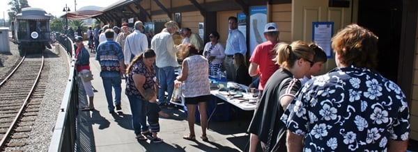 SLORRM's tweet image. Central Coast Railroad Festival CCRRF at the Railroad Museum today Saturday October 2, 2021 from 10 am to 4 pm.  1940 Santa Barbara Ave, San Luis Obispo, CA.