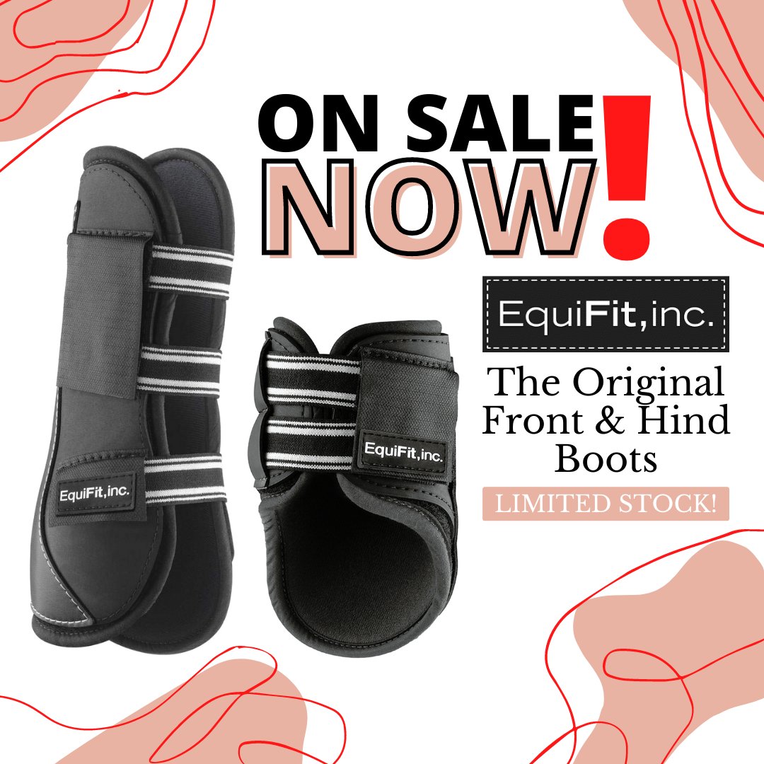 ➡ Snatch a new pair of boots on SALE! ⬅ The Original Front &amp; Hind Boots by EquiFit are on sale NOW‼ They won't last long and stock is limited so get it while you can at a great price! 
.
.
.
.
#equifit #horsecentstackshop