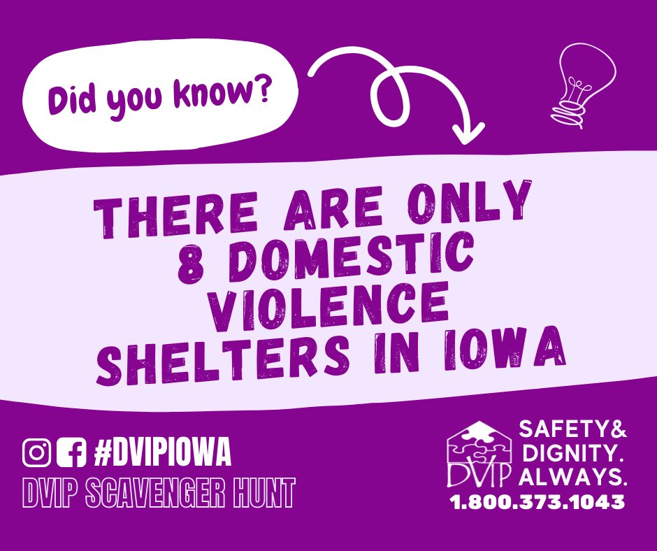 DVIPIOWA's tweet photo. Our Scavenger Hunt is in full swing! Be on the lookout for our posters around the community. When you see one, snap a pic to enter for a chance to win a DVIP prize pack! Be sure to tag us and use the hashtag #dvipiowa. Let the searching begin! https://t.co/DtTQlTH5VR https://t.co/QMeYpMu4S2