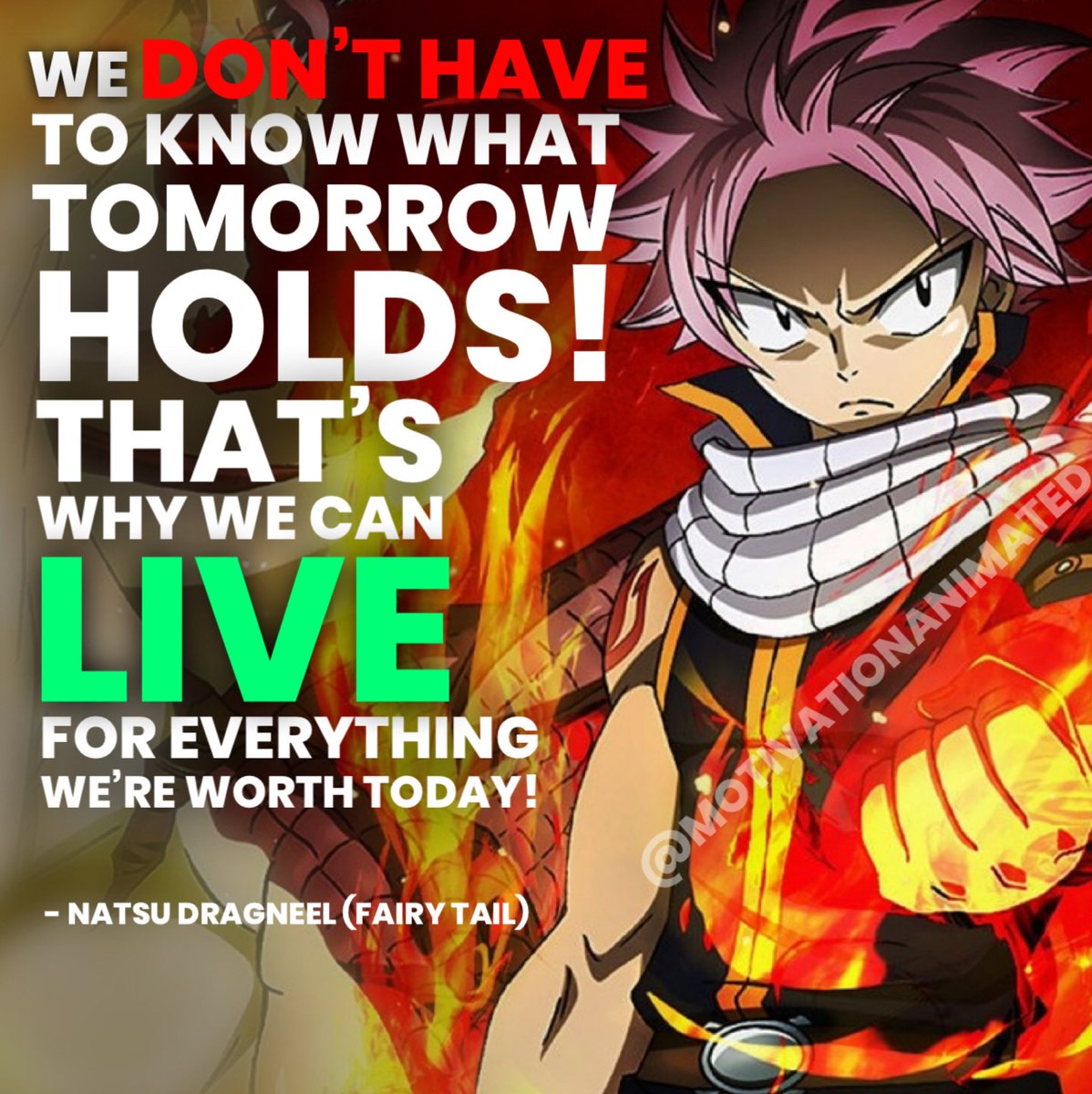 Live, Laugh, and Love. - #motivationanimated #motivation  #motivationalquotes #inspiration #inspirationalquotes #animequotes #quotes  #anime #natsu #fairytail, image size:1198x1200