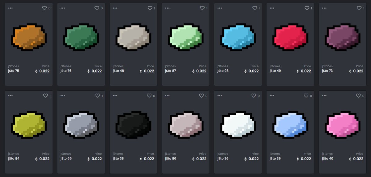 jStonesNFT's tweet photo. A load of jStone pre-sales have expired. 

Additional mint price #jStos have become available for 0.022 $ETH ($72)

Trade a jSto🪨
https://t.co/dlbTvFVVvS

#jPebs #jStos #NFT #NFTs #OpenSea #Ethereum $LUNA $SOL $MOVR https://t.co/ljhLggt5wS