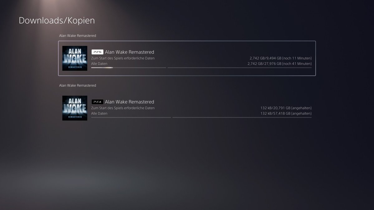 PlayStation Game Size on X: 🚨 Alan Wake Remastered Pre-Load