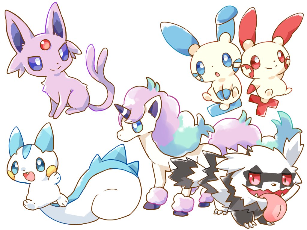 ハイタッチ ピチュー兄弟 ピチューの日 かなのイラスト