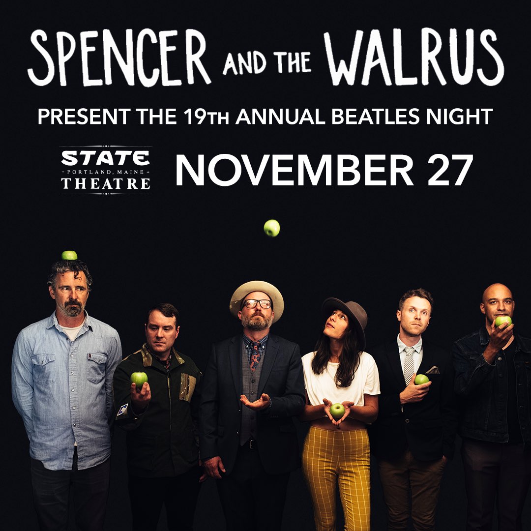 Spencer Albee (@spenceralbee) on Twitter photo Just doing one awesome Beatles Night <a href="/statetheatreME/">State Theatre</a> this year. Covid makes things…difficult. Back to the multi-night madness next year for the 20th anniversary!
BUY TIX NOW: linktr.ee/spenceralbee Just doing one awesome Beatles Night <a href="/statetheatreME/">State Theatre</a> this year. Covid makes things…difficult. Back to the multi-night madness next year for the 20th anniversary!
BUY TIX NOW: linktr.ee/spenceralbee