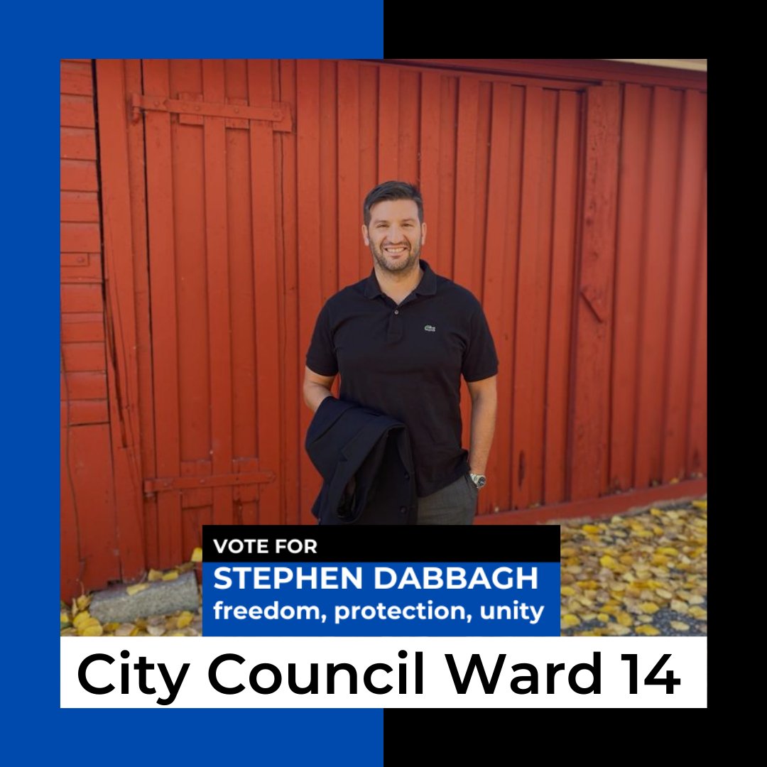 StephenDabbagh's tweet photo. Standing up for freedom and working to end division and discrimination in our community that comes from fear not fact.
Vote for Stephen Dabbagh in the upcoming elections.
#citycouncil #Councillor #calgaryelections #calgary #calgaryupdates #elections2021 #firefighters https://t.co/QXtil98BbI