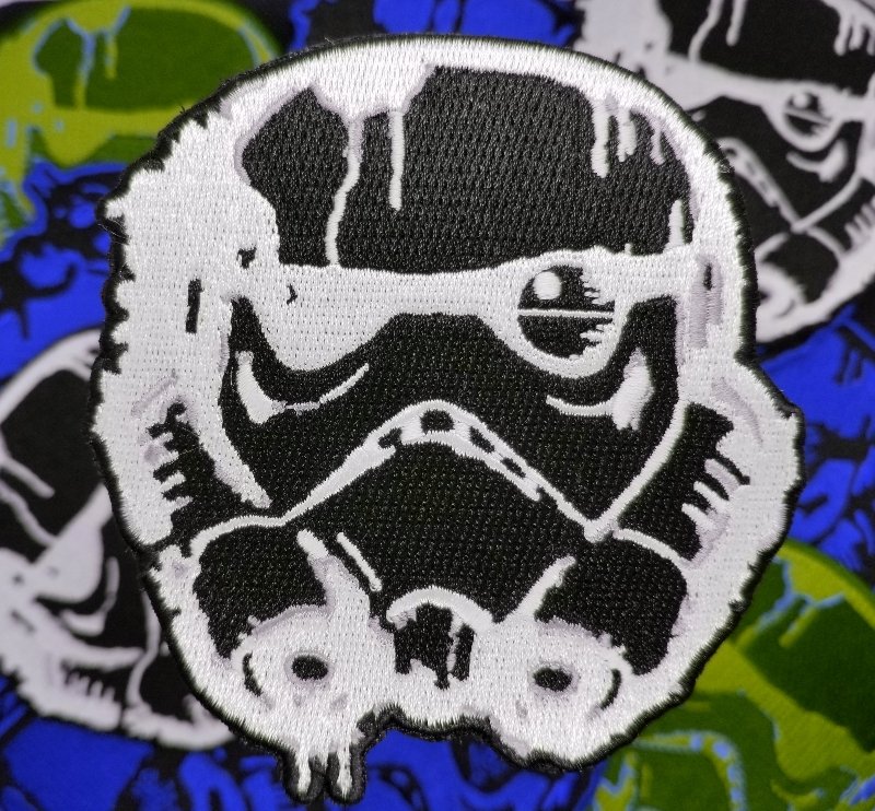 StarWarsJoshua's tweet photo. Graffiti Stormtrooper (Galactic Empire variant) 

Available at Plastic Empire (booth 2379) at @NY_Comic_Con

Limited Edition of 100 Velcro back morale patch w/ numbered art card ($10)

5th in Grafitti Stormtrooper series by @starwarsjoshua

#newyorkcomiccon #nycc #starwarsjoshua https://t.co/MDpx4CZ3ZI