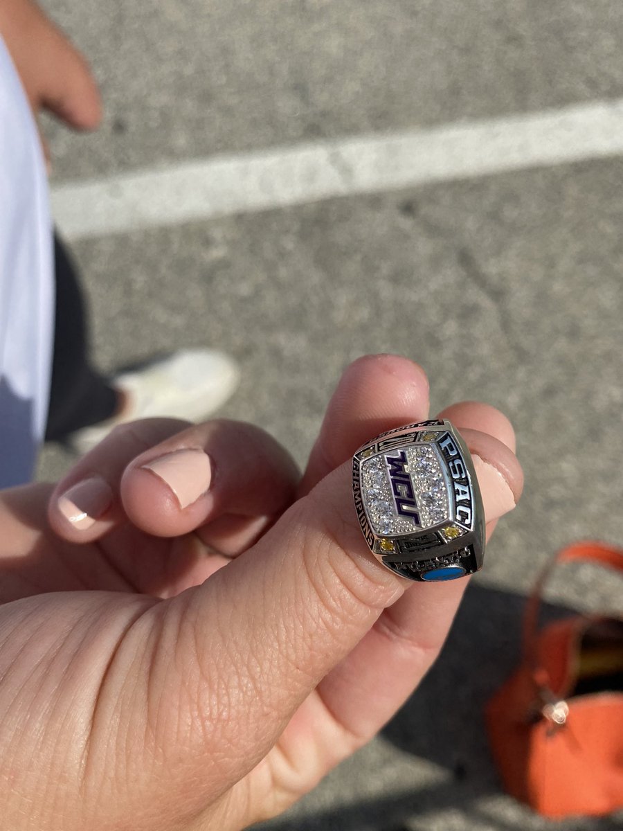 Pretty awesome day celebrating WCU 🥎💜💛