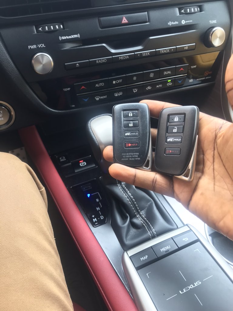 MajorKeyzAlert's tweet photo. 2020 Lexus RX350 F-Sport.. 🔴🔴

We can help procure and program that spare car key today so you don’t have to spend so much when that one and only key is lost. 

The cost of a spare key is a fraction of the amount to reset immobilizer when all keys are lost. https://t.co/ZQstHisqKE