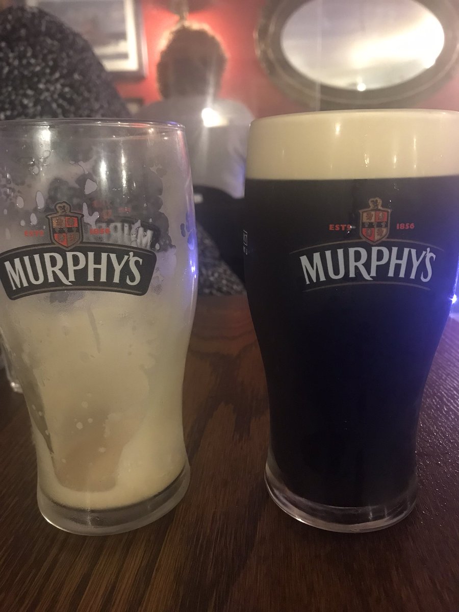 odonovandenism's tweet photo. Hard to get good Murphyโs even in West Cork, so when you get it good, one has to keep going!! #purecork #murphysstout https://t.co/jSyK4vZ0LZ