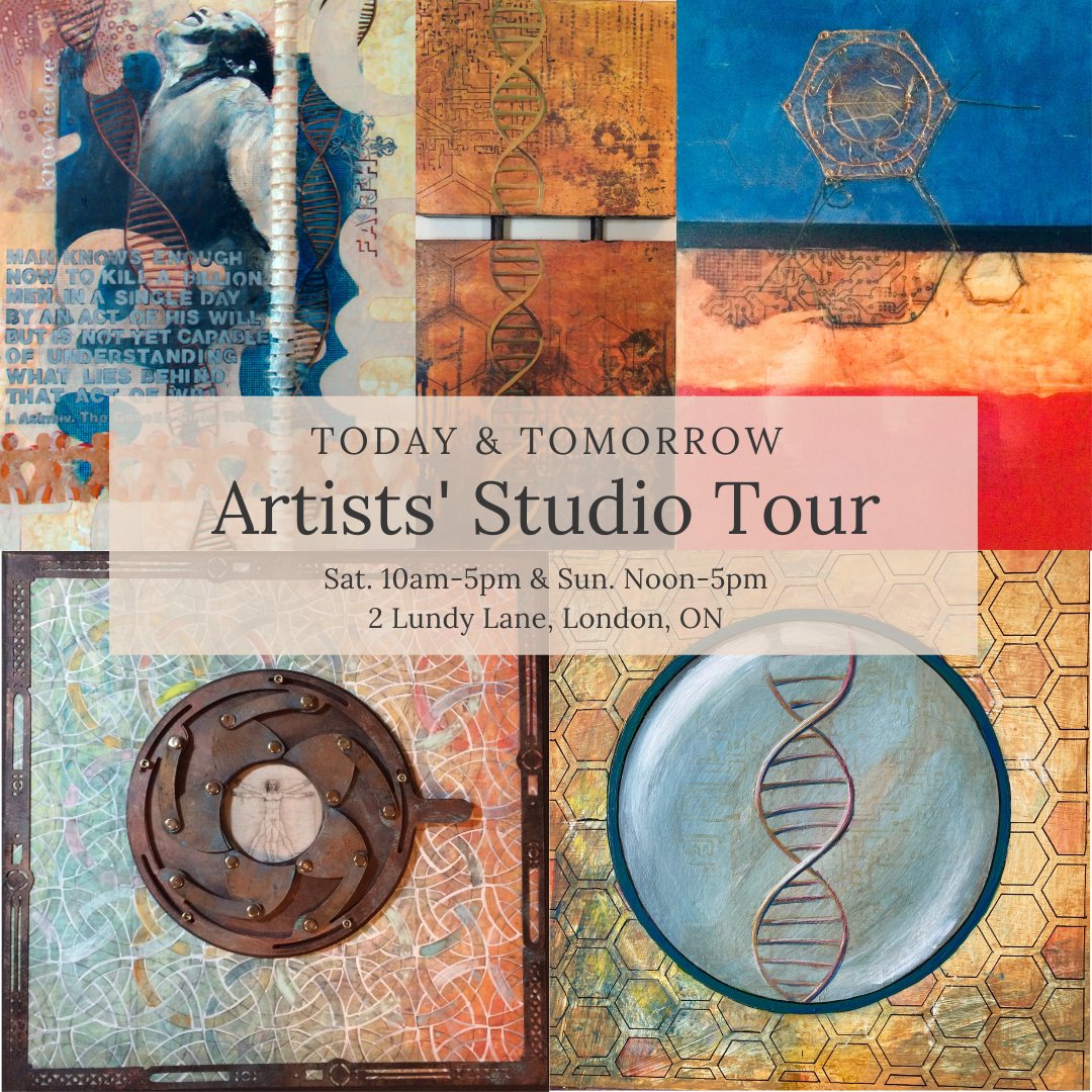 MarijoSwick's tweet photo. Art for the discerning eye Come visit my studio number 19 on the tour map Check out https://t.co/pOCp7A997b or https://t.co/0n6Csdofeh⁠ #londonartistsstudiotour⁠ #shoplocal⁠ #ldnont⁠ #canadianartist⁠ #mixedmediaart⁠ #originalartforsale⁠ #fineart⁠ #repurposed⁠ #artforsale https://t.co/XJ6jBIdRI9