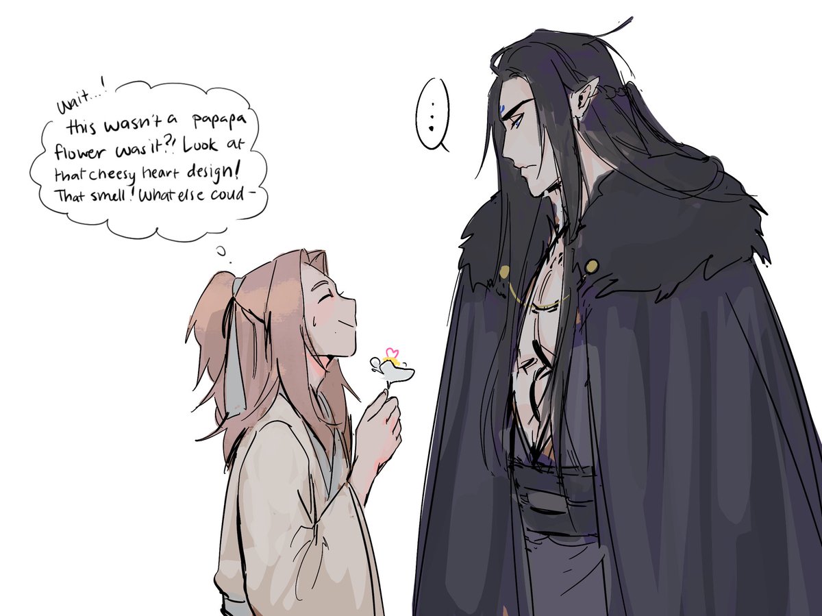 strottine's tweet photo. Day 2: seasons 🌸
Spring season brings out the oddest flowers in PIDW. Is it forced marriage if it’s an accident but you just go w it?

#moshangweek2021 #moshang #svsss https://t.co/7VRENv22Ua