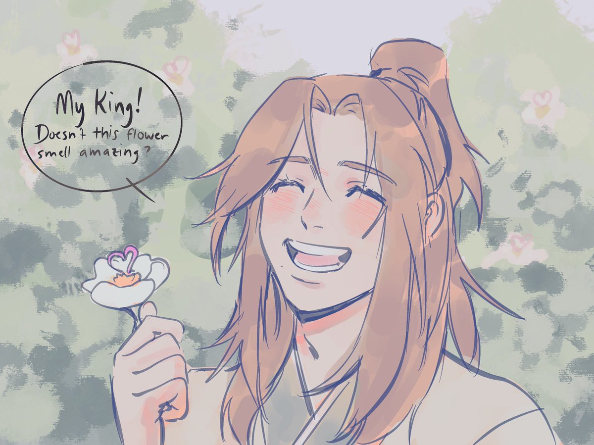 strottine's tweet photo. Day 2: seasons 🌸
Spring season brings out the oddest flowers in PIDW. Is it forced marriage if it’s an accident but you just go w it?

#moshangweek2021 #moshang #svsss https://t.co/7VRENv22Ua