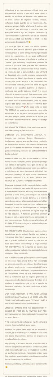 FotografaLucia's tweet photo. @iluminica ¡MUCHAS GRACIAS POR BORRAR MI COMENTARIO POR TU TEMA "EX SORDO"! ASÍ QUE TE LO DEJÓ. SALUDOS DESDE 🇲🇽. https://t.co/aeuuWMJzoQ