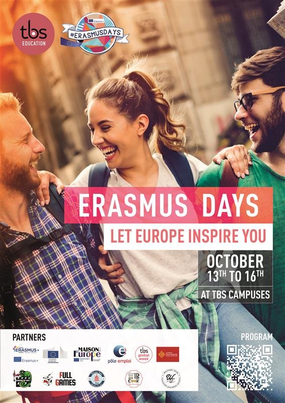 Final countdown to #erasmusdays Celebrate with <a href="/tbs_education/">TBS Education</a> The program looks amazing!! tbs-education.com/news/erasmus-d…