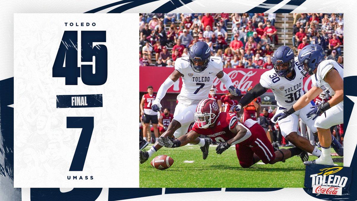 ToledoFB's tweet image. FINAL.  Back in Glass Bowl next Saturday for Homecoming matchup vs. NIU.  Kickoff at Noon. #GoRockets 🚀🏈