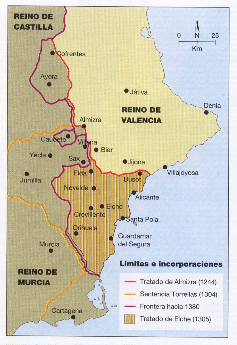 JorgePay1's tweet photo. S'apropa el 9 d'octubre. Cal recordar que a alguns pobles i zones, com l'Horta d'Alacant i les comarques del sud de la frontera d'Almizra, a més de fer actes al voltant de Jaume I, la data del #9doctubre podria dedicar-se també a recordar la figura de Jaume II. Es un suggeriment. https://t.co/BsiPfm3d6p
