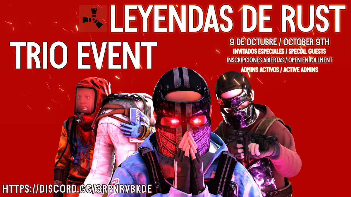 JuanchiARG1's tweet image. A una semanita del comienzo de  @LeyendasRust 💥 Hype extremo!!! Trio con @JesperVonfel y @SrMillerrr !!!
#leyendasderust #rustplayer #ruststreamer #twitchstreamer #twitchaffiliate #twitchtv #playrust