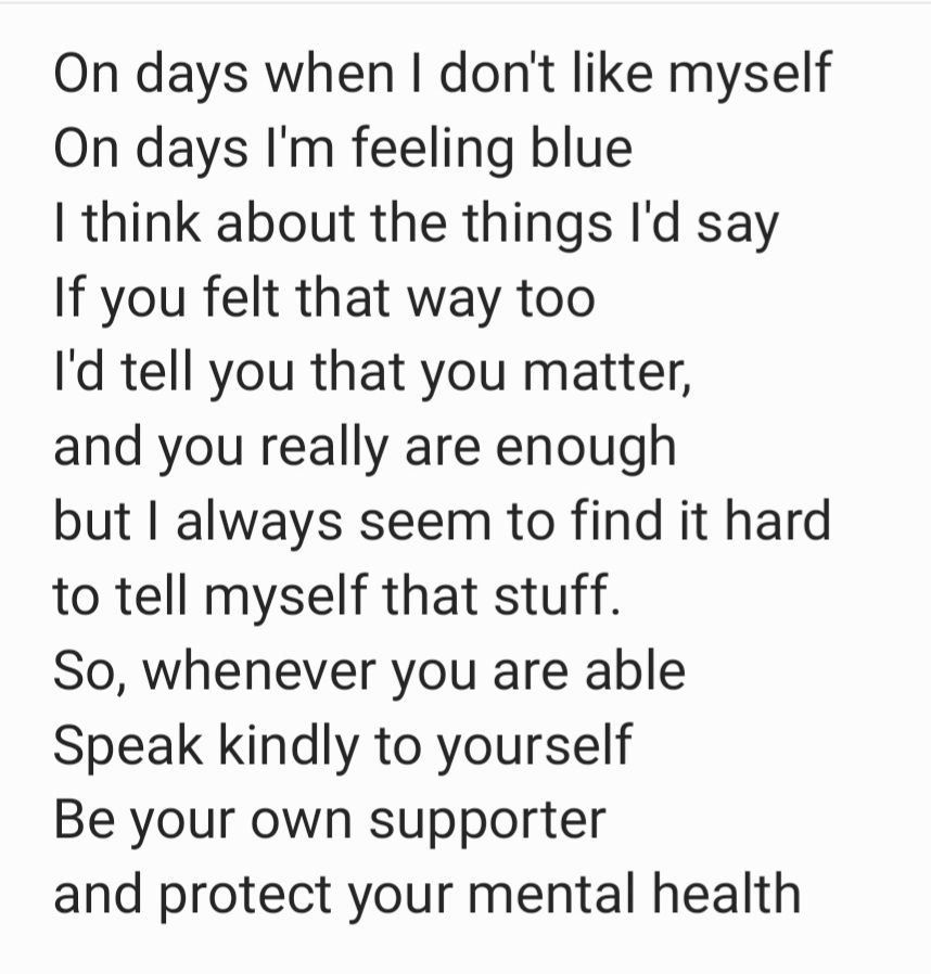 eliistender10's tweet photo. I wrote something for anyone feeling like I do some days https://t.co/US9yXf21dU
