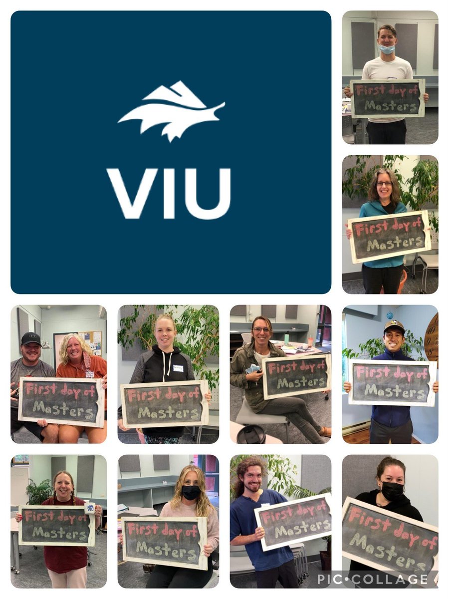 This is one of my favourite posts of all time! SD47 teachers (some not pictured below) continuing their life-long journey into education. So proud of ALL of you! 🥰🙌 #sd47learns @sd47_board <a href="/VIUniversity/">VIU</a>