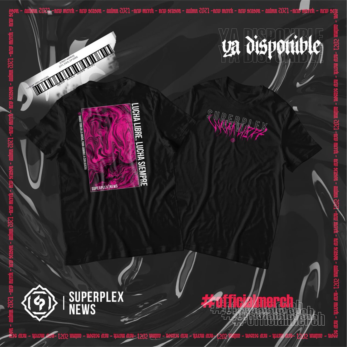 SuperplexN's tweet photo. Nuevo modelo disponible en todas las tallas y mañana lo podrán adquirir en el Lucha Indy Fest a un precio especial.
#luchaindyfest #superplexnews #superplexnewsmerch #luchalibremexicana #luchalibre #lucha #wrestling #wrestlingmerch #newtee https://t.co/hr96Eer7iM