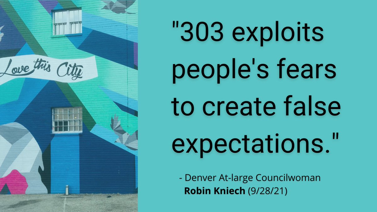 Denver City Councilwoman Robin Kniech explained some of the problems with Initiative 303 while introducing a proclamation to oppose 303 during a recent FinGov Committee meeting.

Listen to the whole video here:denver.granicus.com/player/clip/14…
