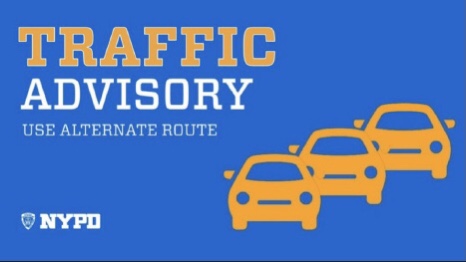 NYPD52Pct's tweet photo. 🚨TRAFFIC ADVISORY 🚨 

The University Heights Bridge is temporarily closed in both directions due to police activity.  Use Alternate route. https://t.co/iPdD7S6FEC