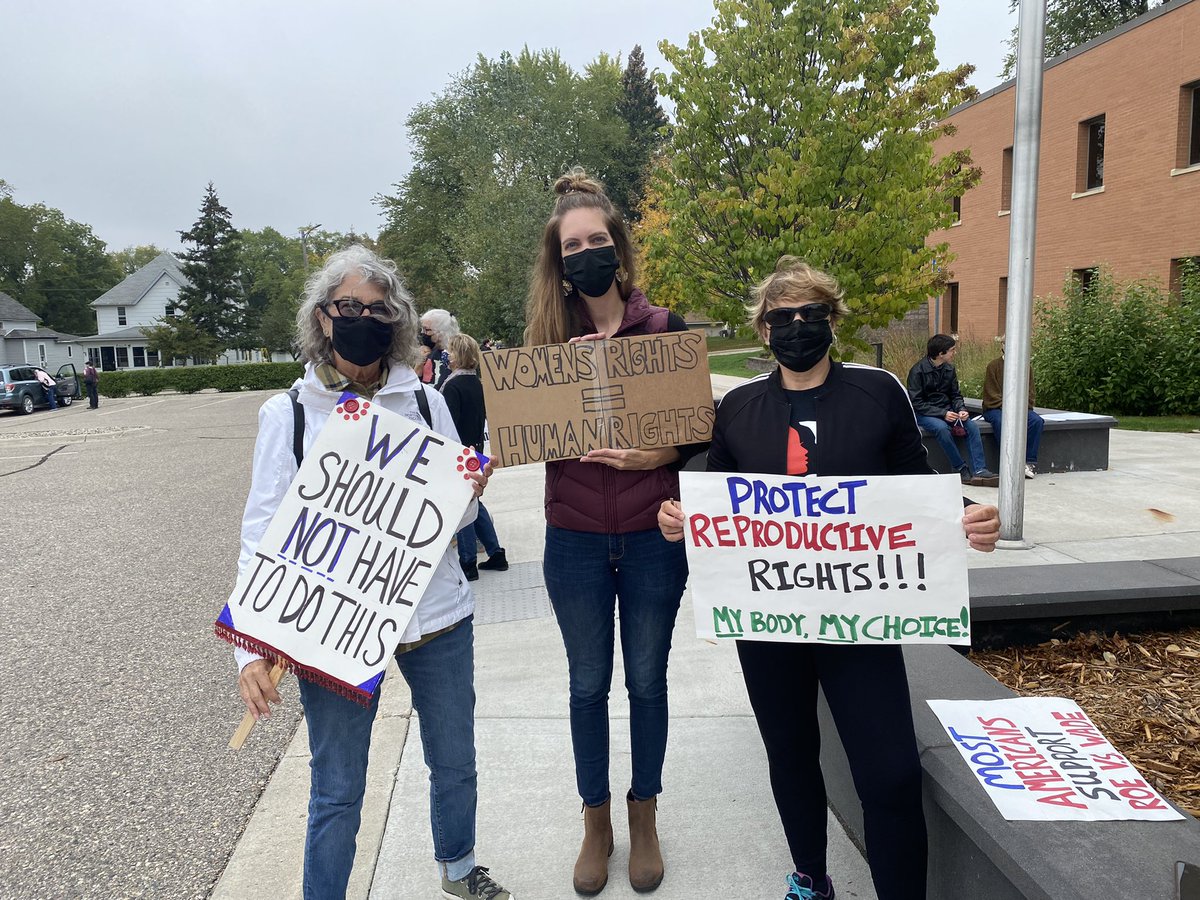 karidorry's tweet photo. Today we march, tomorrow we continue to organize to protect a womanβs right to make her own choices. #WomensMarch2021 #BansOffOurBodies #MorrisMN https://t.co/ouWcqxiTf8