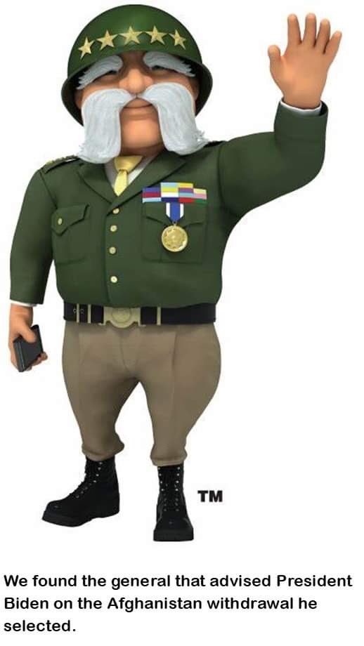 scfoster77's tweet photo. We have identified the general that advised President Biden on the Afghanistan withdrawal. https://t.co/5AC24fftrC