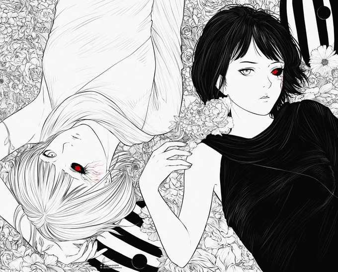 One-Eyed Twins.
#tokyoghoul #illustration 