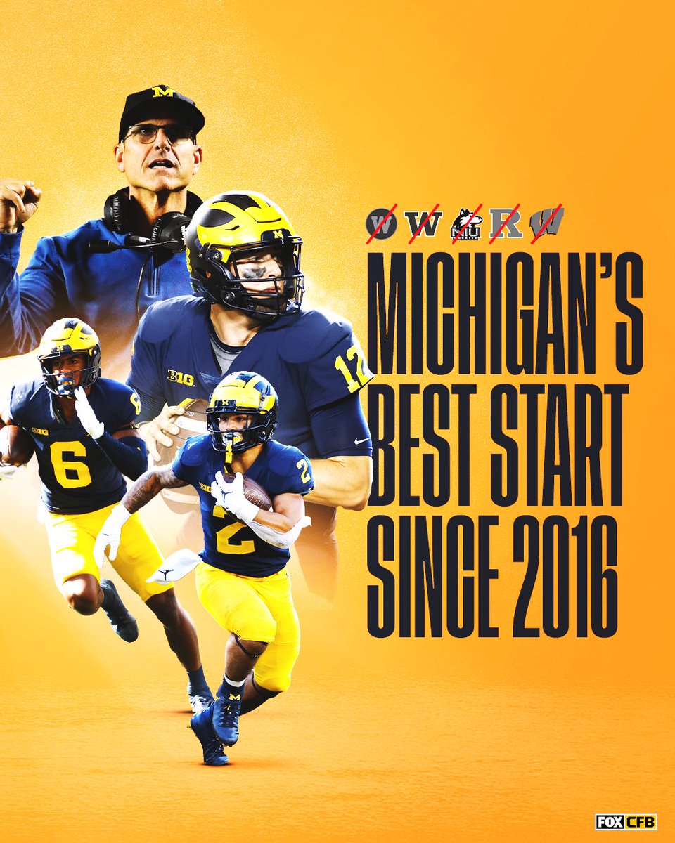 CFBONFOX's tweet photo. Don't look now, but @umichfootball is ROLLING 🔥〽️ https://t.co/XGl9Y1iEAV