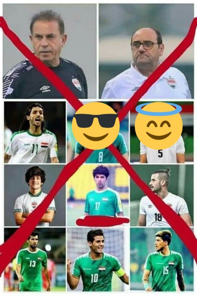 BoahaSajad's tweet photo. منتخب الواسطات والرشوات والأحزاب
ولوبي المغتربين لا يمثلني

#المنتخب_لا_يمثلني
#المنتخب_العراقي_بهذة_التشكيلة_لايمثلني https://t.co/abeLPFmj4d